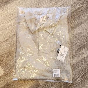 NWT Volcom Banger polo gray small